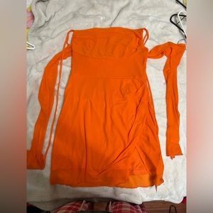 Orange dress